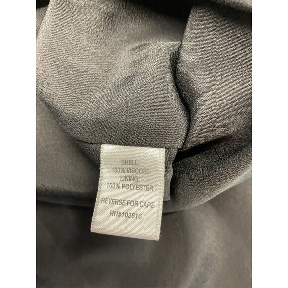 Garnet Hill Floral MIDI Skirt size S Flowy pockets Boho Career Modest‎ pull on - Picture 7 of 12